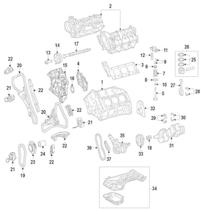 Mercedes Engine Timing Chain Tensioner 2760500611